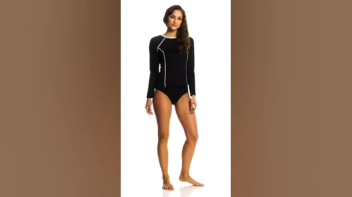 Speedo Women's Long Sleeve Swim Shirt | SwimOutlet.com