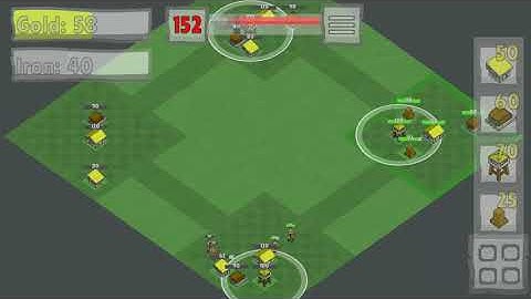 King Of Fortress official gameplay #1 network multiplayer game by Unity3d