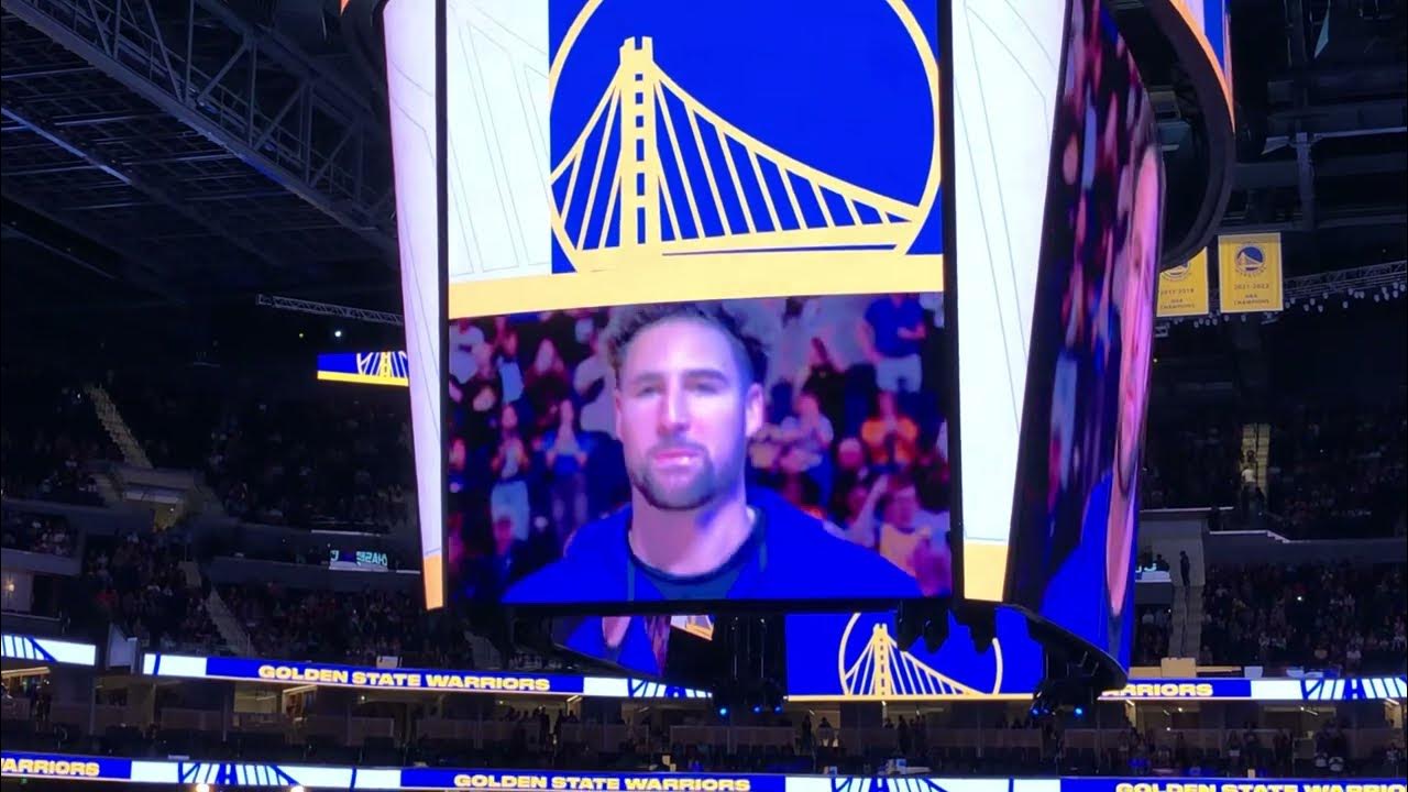 Golden State Warriors Player Intros vs LA Lakers 20242024 Season YouTube