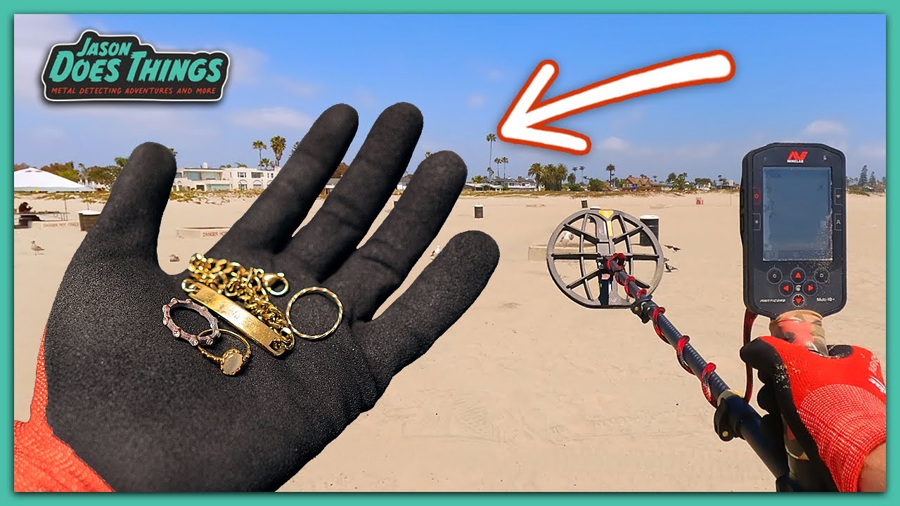 В песке было сокровище! — Пляжный металлоискатель E-56