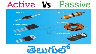 What is Active And Passive Components In Telugu