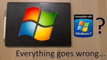 Trying to install Windows 7 on the SP4 but everything goes wrong...