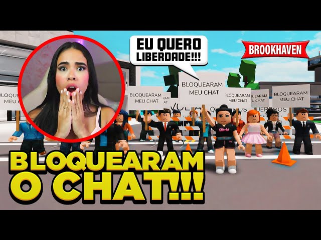 MANIFESTAÇÃO APÓS BLOQUEAREM O CHAT EM BROOKHAVEN 