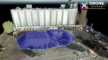 Unlocking Construction Efficiency: Drone Based Stockpile Volume Surveys