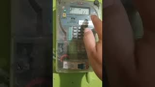 Cara melihat setting overload / beban lebih kwh token 1.7 x