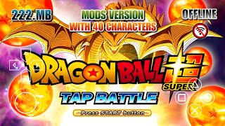 DRAGON BALL SUPER TAP BATTLE MOD FOR ANDROID With 40 Characters | OFFLINE | Game DBZ Super Gameplay screenshot 3