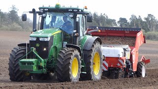 John Deere 7230R Planting Potatoes for the 2024 Season