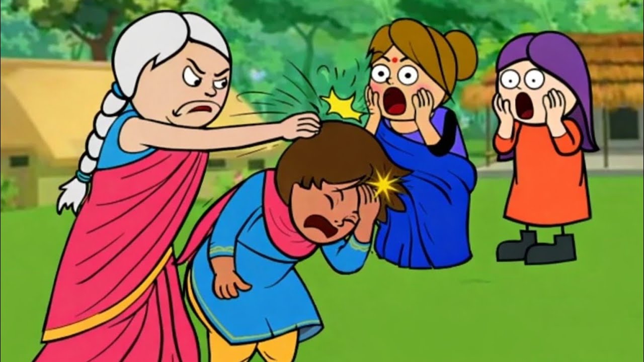 😍😍மாமியாரிடம் தர்ம அடி வாங்கிய மருமகள்.#trendingshorts #tvkvijay  #poojacartoontamil #trendingshorts