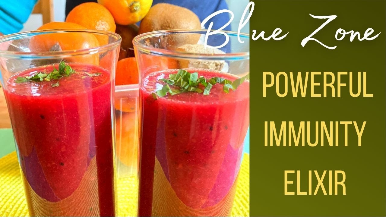 The Most Effective Immunity ELIXIR To Drink Every Morning ! Powerful Immune  System Booster Drink 