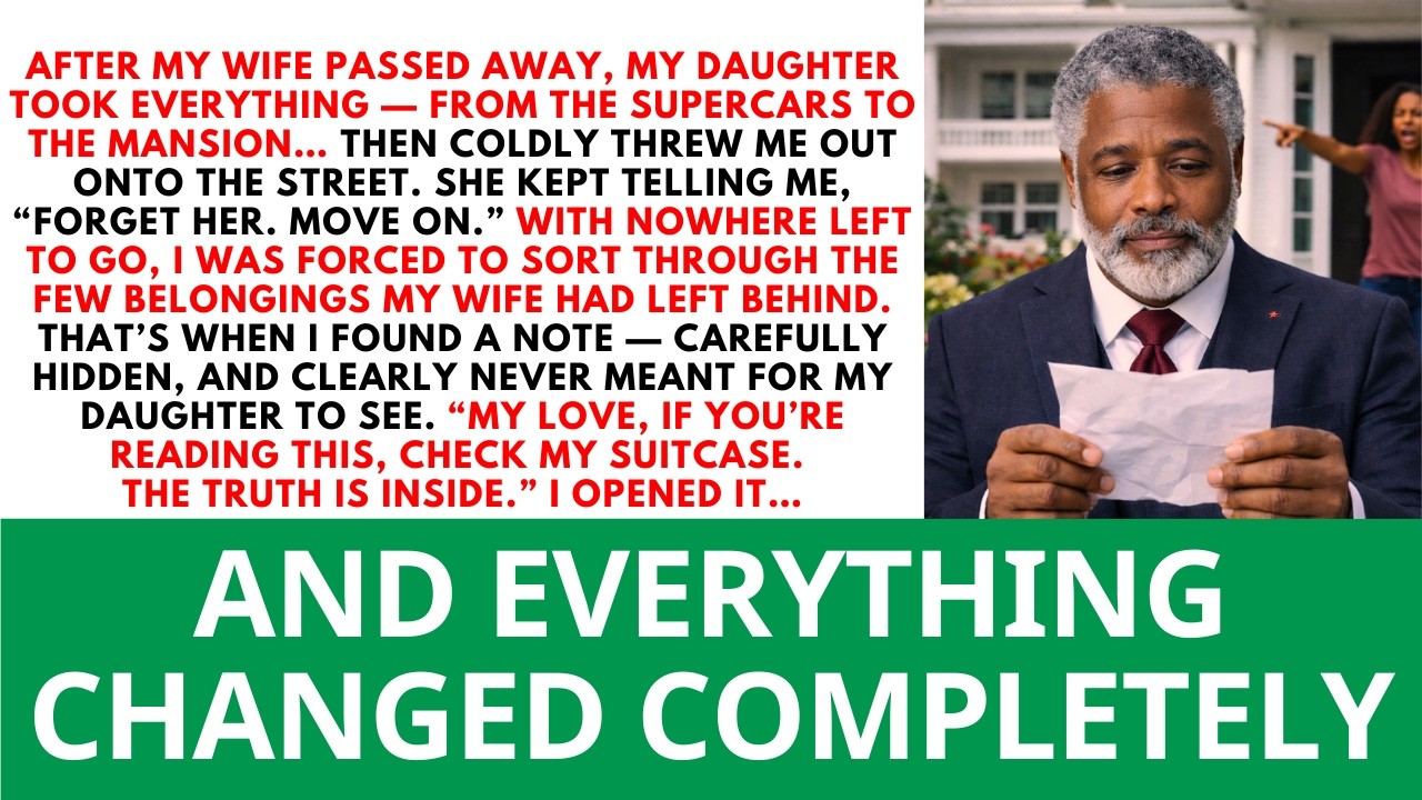 My Daughter Took The Mansion And Supercars, Then Threw Me Out. What I Found Changed Everything...