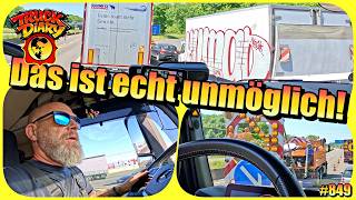 Das ist echt unmöglich! / Truck diary #849