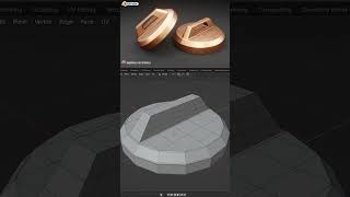 Top Cover with Handle 3D #blender #3dmodelling #productdesign #hardsurface #topology