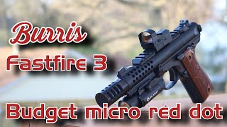 Burris Fastfire 3 Budget Quality Pistol Optic