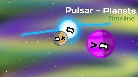 Timeline of Pulsar Planets