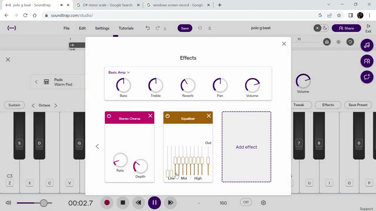 {uncut} Polo G piano type beat in Soundtrap 🔥🔥🔥🤞