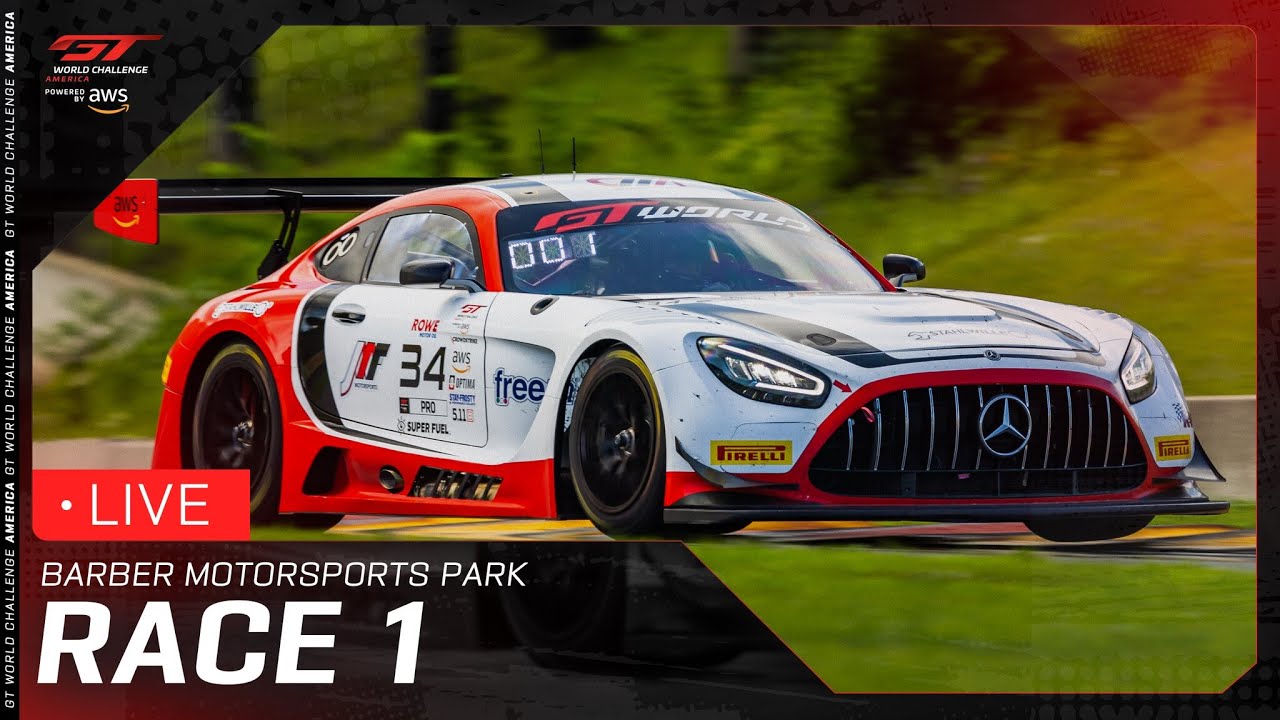LIVE | Race 1 | Barber Motorsports Park | GT World Challenge America powered by AWS 2025