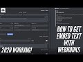 How to get Embed Text with Webhooks on Discord (Easy and Simple!) - Discord Tutorial