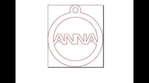 ABC Inkscape - How to drawing A Name Ornament for Laser Cut