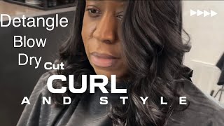 Secrets for Perfect Blowout on Natural Hair | Achieve Body & Bouncy Curls | Detangling Made Simple