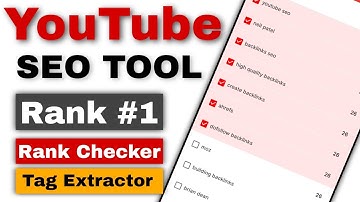 YouTube SEO Tool 2022 | Best App for SEO And Rank Checker | Copy Tags From Video Link #infoXist