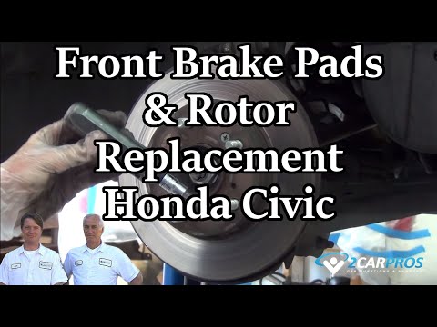 front-brake-pads-&-rotor-replacement-honda-civic-2006-2011