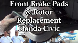 Front Brake Pads & Rotor Replacement Honda Civic 2006-2011