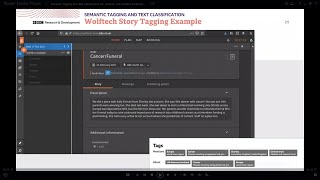 Semantic Tagging and Text Classification using wolftech story
