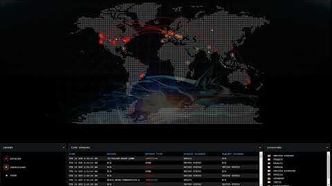 Digital attack "LIVE report", Digital DDoS Attack Map