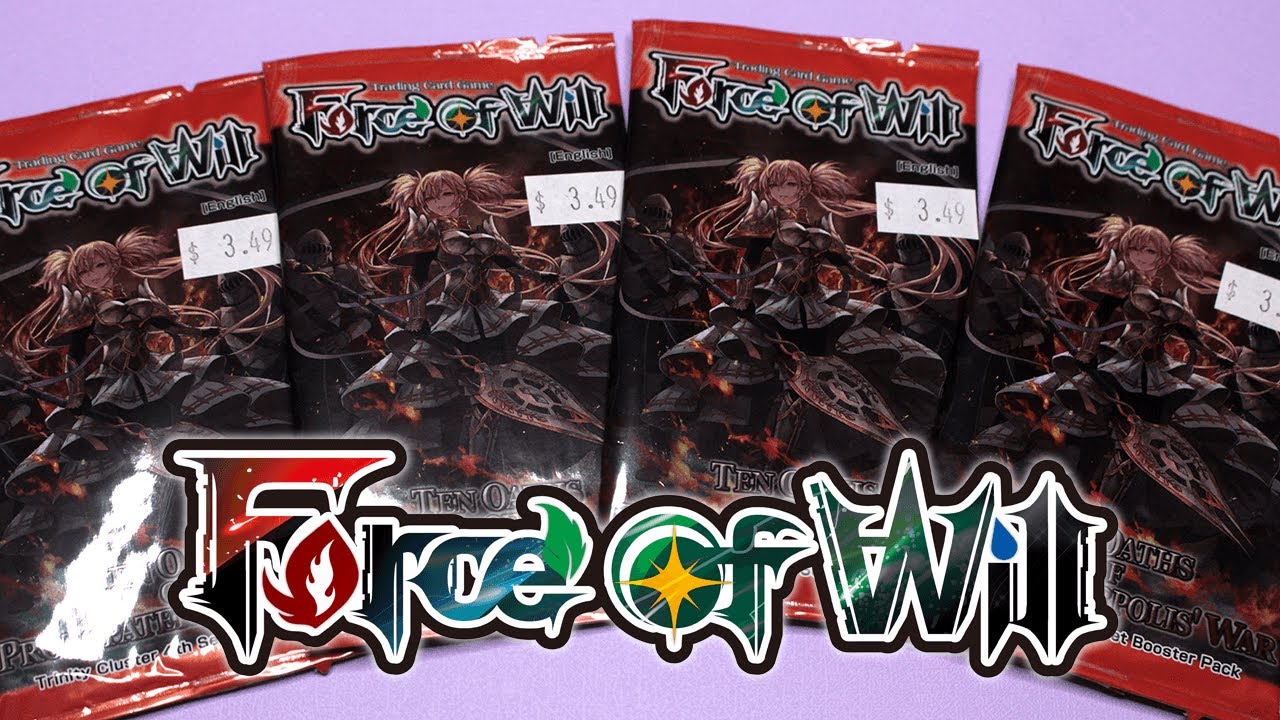 Force of Will Trading Card Booster Packs Opening #16 | Ten Oaths of Protopaterpolis War