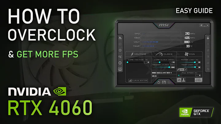 How to Overclock & Undervolt RTX 4060 | 2024 Easy Tutorial (FPS Boost)