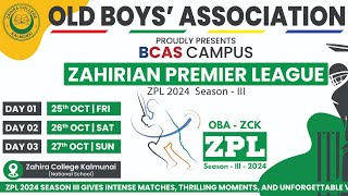 Inauguration Ceremony - Zpl Season Iii Mf Creations