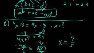 ACT Math Prep Algebra Review