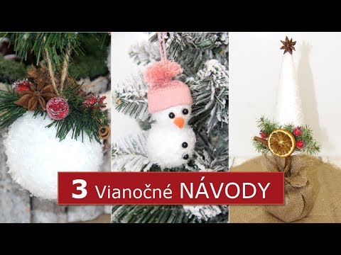 Video: Moderné stolové vianočné stromčeky