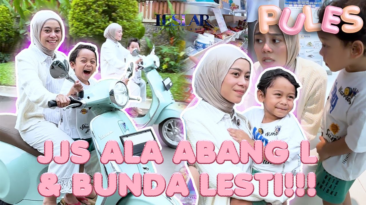PULES : JALAN SORE NAIK MOTOR, ABANG L PILIH BANYAK JAJANAN BUAT BUNDA LESTI!
