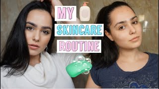 MY SKINCARE ROUTINE| DRY, ACNE PRONE 2019