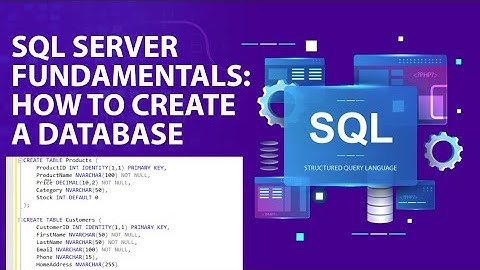 How to create a database in SQL Server Management Studio (SSMS) | Beginner