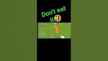 Don't eat it lol 😂 #shorts #youtube #minecraft #lol