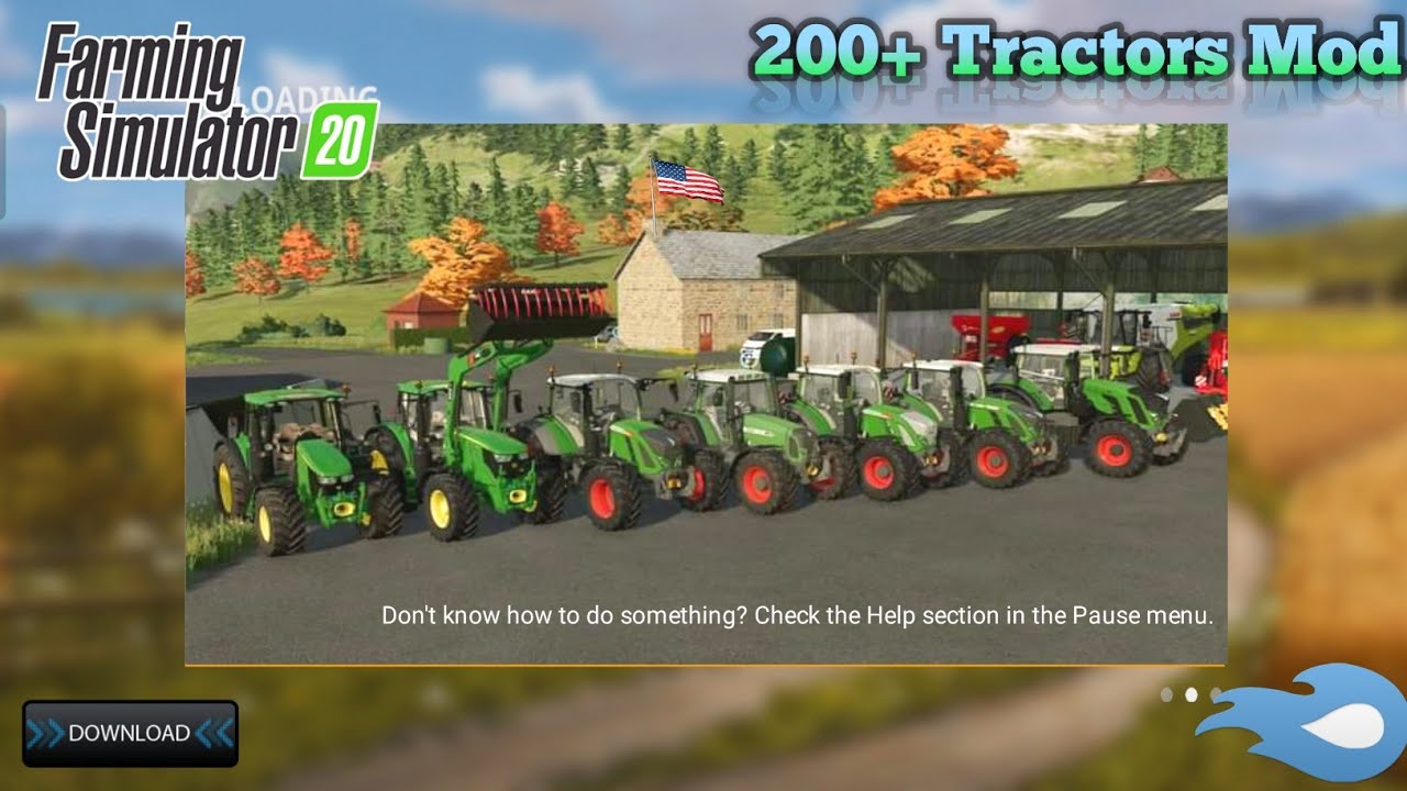 American 🇺🇲 Map Mod of Farming Simulator 20, Fs 20 200+ Tractors Mod, Fs-20