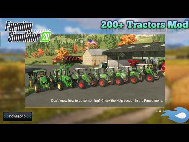 American 🇺🇲 Map Mod of Farming Simulator 20, Fs 20 200+ Tractors Mod, Fs-20