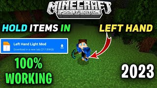Left Hand Torch For Minecraft Pe 1.20 | Dynamic Light For Minecraft Pe 1.20+