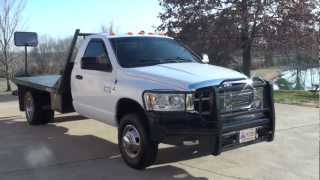 HD 2010 DODGE RAM 3500 SLT REGULAR CAB FLAT 6 7L DIESEL 4X4 AUTOMATIC FOR SALE WWW SUNSETMILAN COM