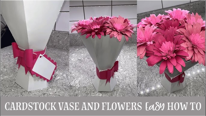 Paper Flower Bouquet Tutorial Video – The 12x12 Cardstock Shop