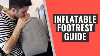 How To Use Inflatable Airplane Footrest - Koala Kloud