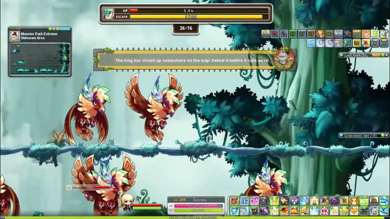 Monster Park Extreme solo quickest way to search for boss (10 seconds)