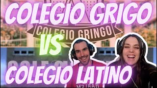 REACCIONANDO: COLEGIO LATINO VS GRINGO  *INCREIBLES DIFERENCIAS*