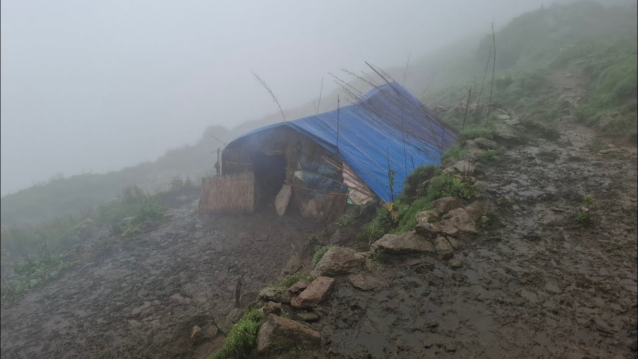 The is Best Rural Village Life Life During the Heavy Rain | Beautiful Nature With Documentary Video 
