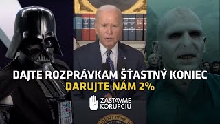 Dajte rozprávkam šťastný koniec, venujte nám 2%