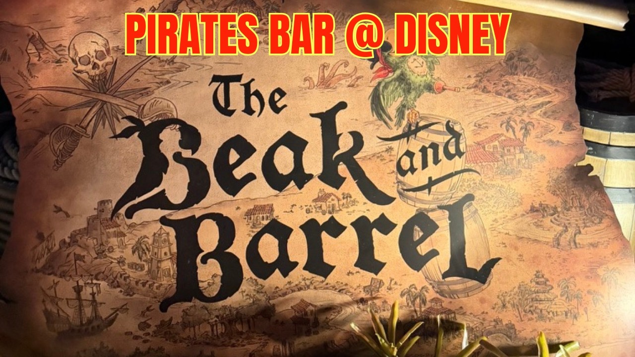 Первый взгляд на новый пиратский бар в Disney World | Клюв и Бочка в Волшебном Королевстве