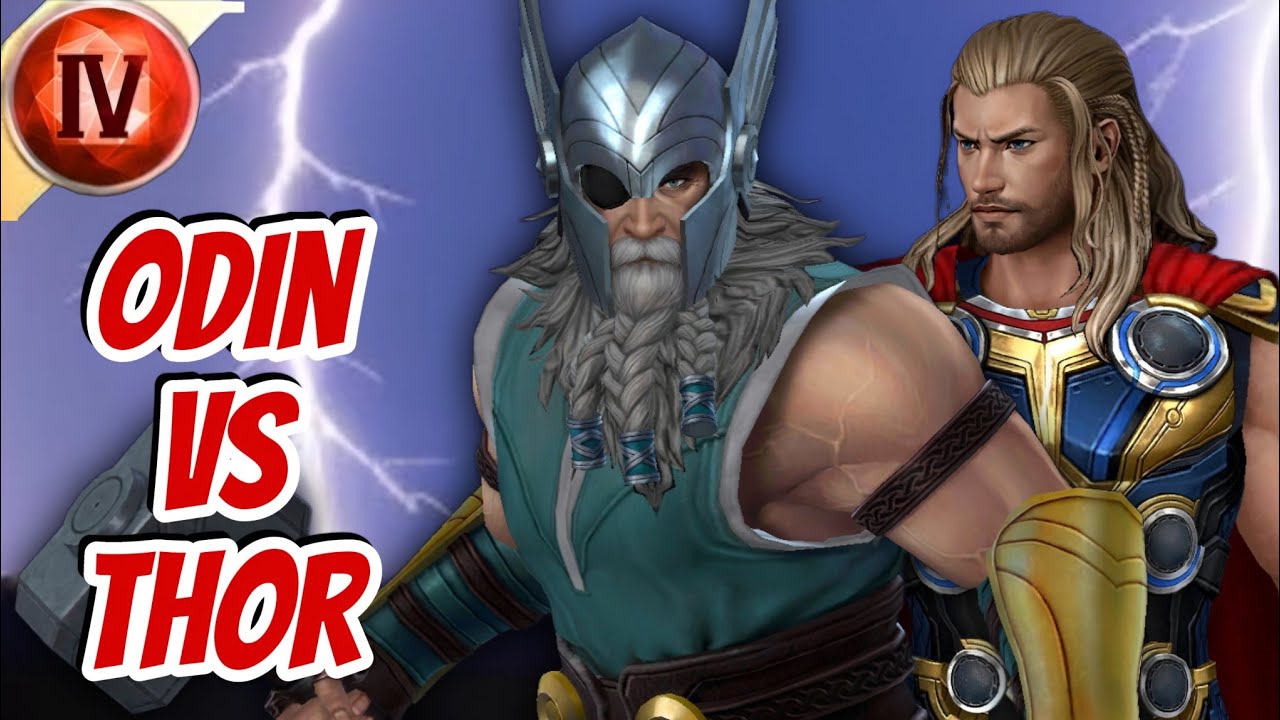 T4 Comparison Odin Vs Thor Abl,Wbl And Gbr | Marvel Future Fight - Youtube