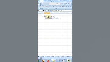 Cara cepat membuat angka acak di Excel